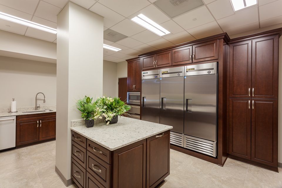 Catering kitchen installed in a high rise building